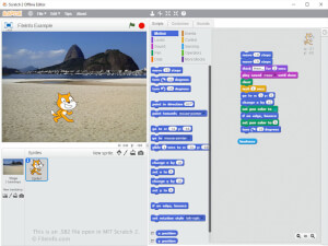 Näyttökuva .sb2-tiedostosta MIT Scratch 2: ssa