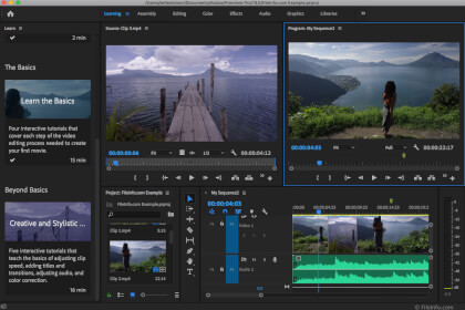 Screenshot of Adobe Premiere Pro CC 2019