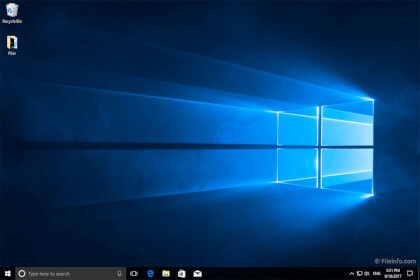 Näyttökuva Microsoft Windows 10: stä